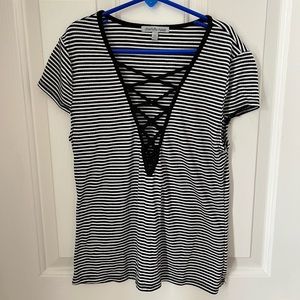 Charlotte Russe Striped Shirt